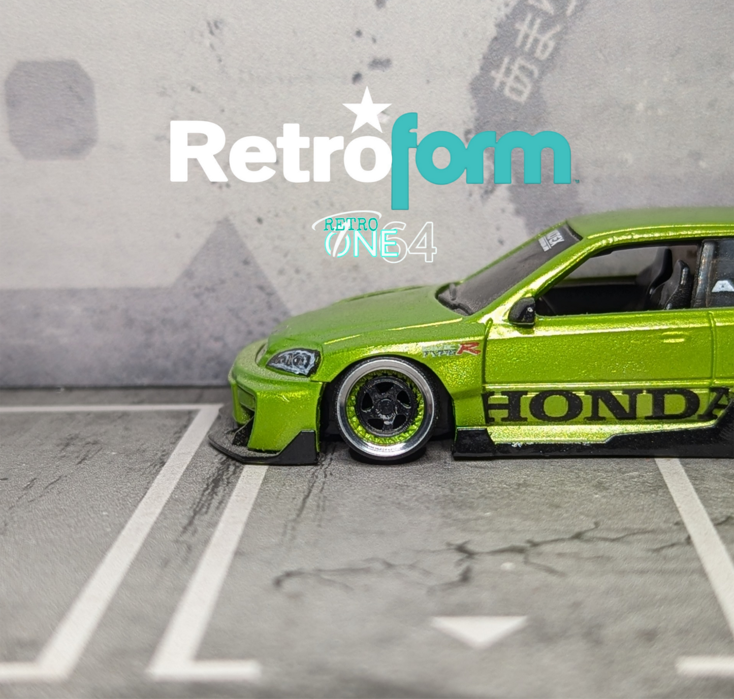 AERO Wheels Green&Black