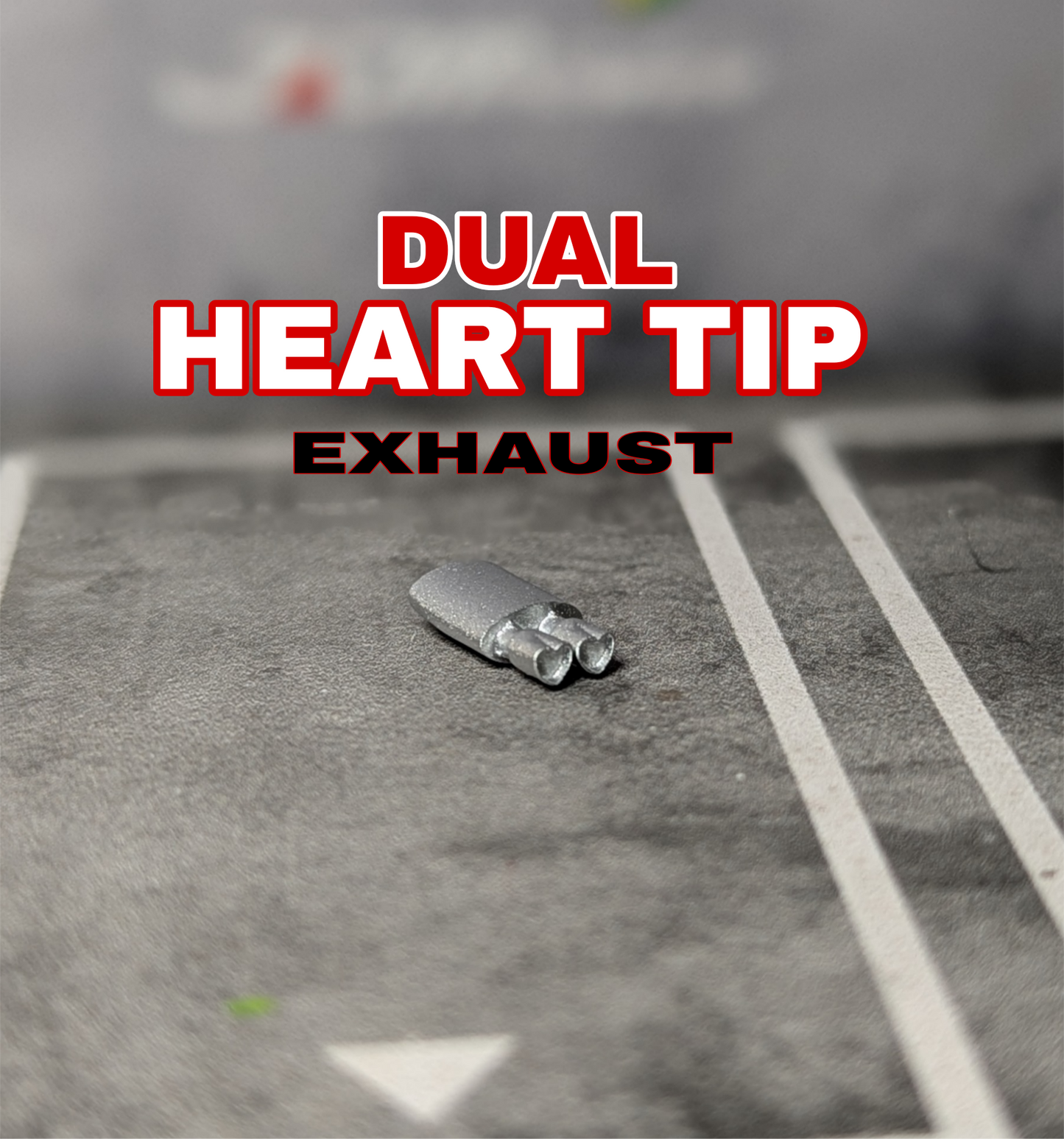 HEART TIP Dual exhaust