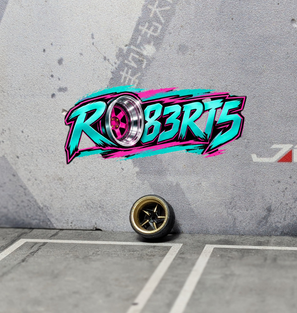 ROB 5 Black&Gold wheels