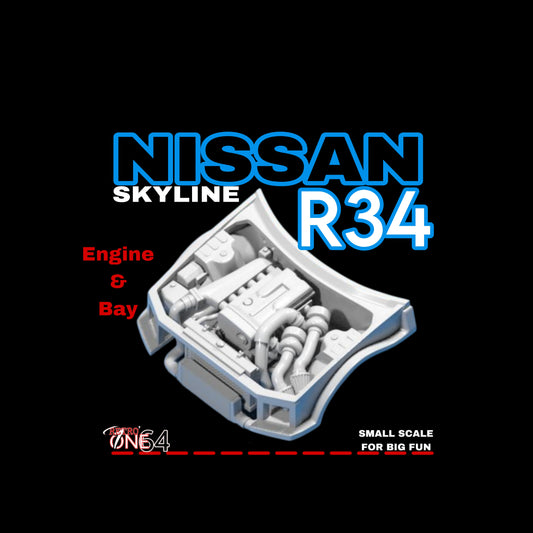 Nissan R34 Engine and Bay