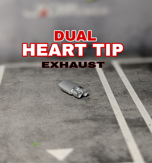 HEART TIP Dual exhaust