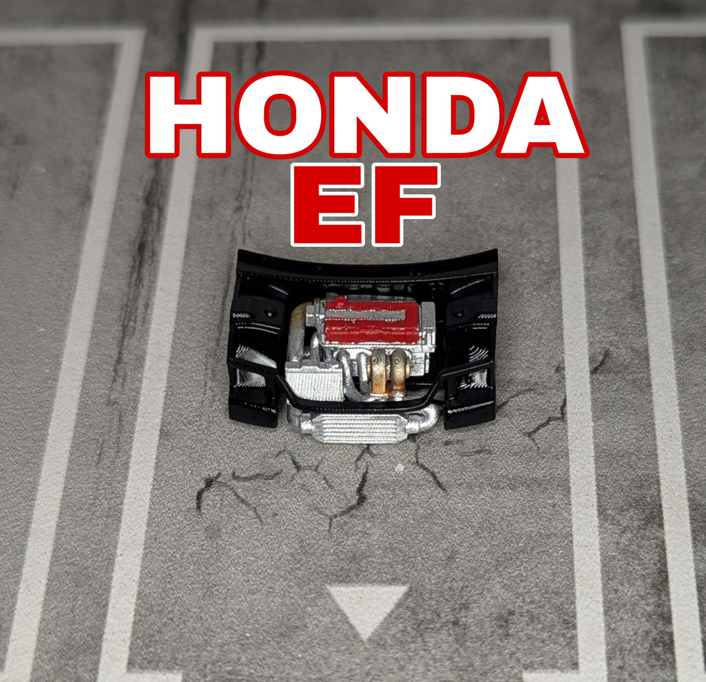 Honda EF Painted Engine and Bay