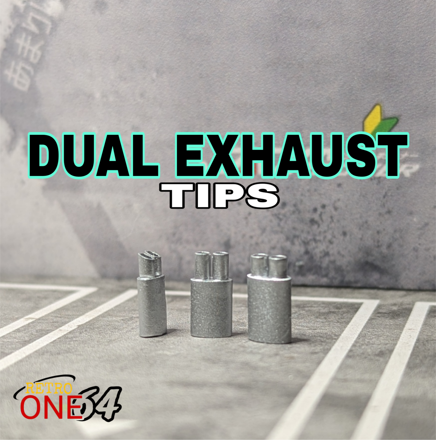 3 Dual Exhaust Tips