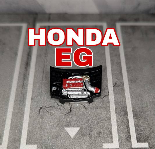 Honda EG Painted Engine and Bay